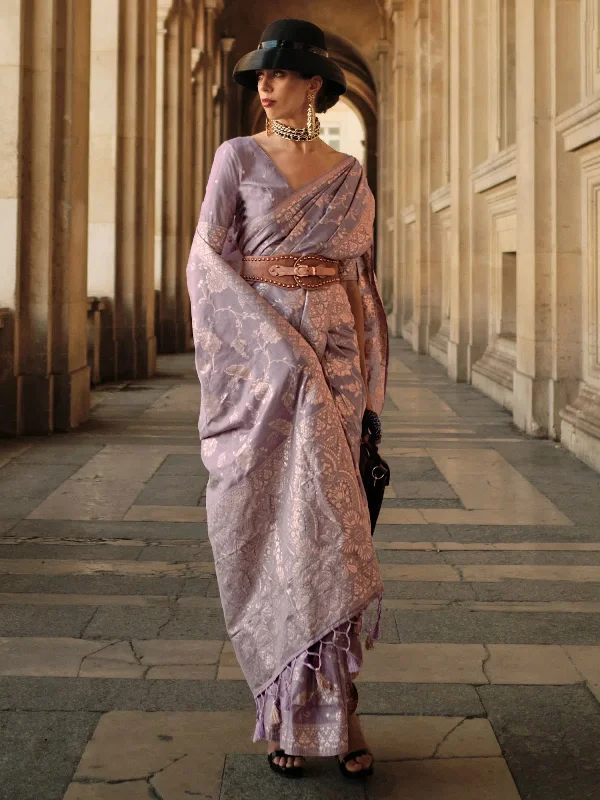 Saree Mall Women's Blend Violet Woven Design Designer Saree With Blouse Piece-KASHA335002 Loose Oversized Blouse Saree Mall Women's Blend Violet Woven Design Designer Saree With Blouse Piece-KASHA335002 Loose Oversized Blouse