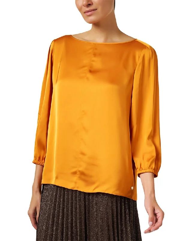 Marc Cain Satin Blouse Satin Drape Blouse