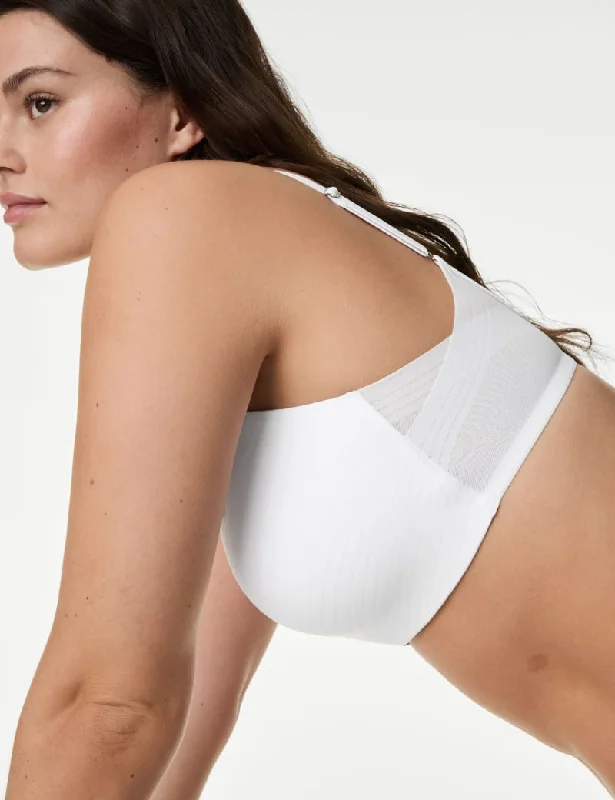 Shape Define Non Wired Full Cup T-Shirt Bra A-E-- Lace Blend Ribbed Blend Corduroy Blend