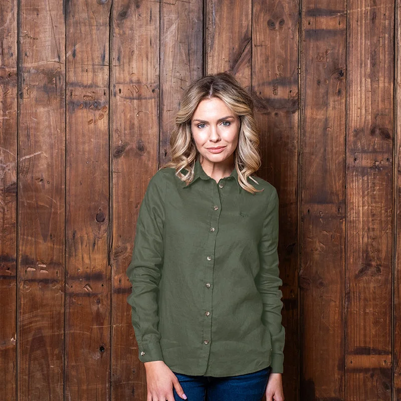Safari Love Linen Shirt Fatigue-- Elasticated Padded Insulated