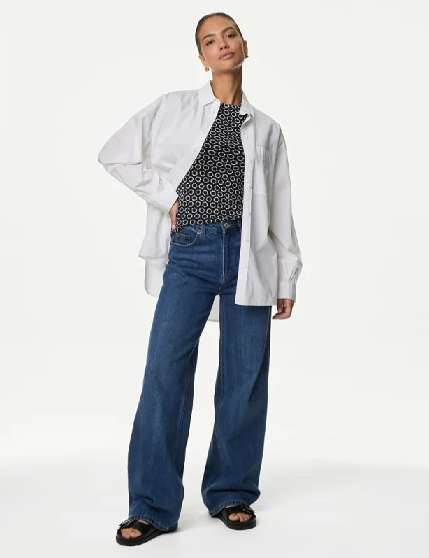 Pure Cotton Printed T-Shirt-- Solid Print Embellished