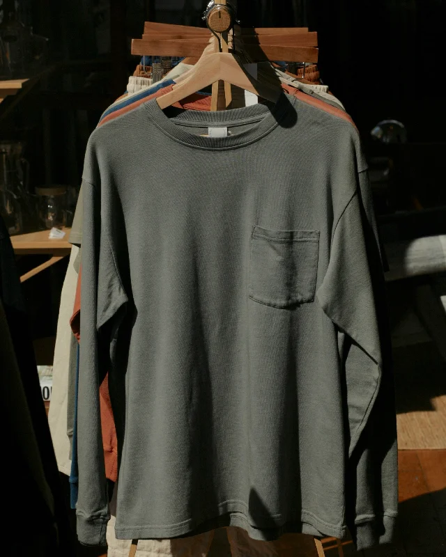 Cotton Long-sleeve T-Shirt | Oak Gall & Iron Hand-dyed-- Nylon Fabric Polyester Fabric Spandex Fabric