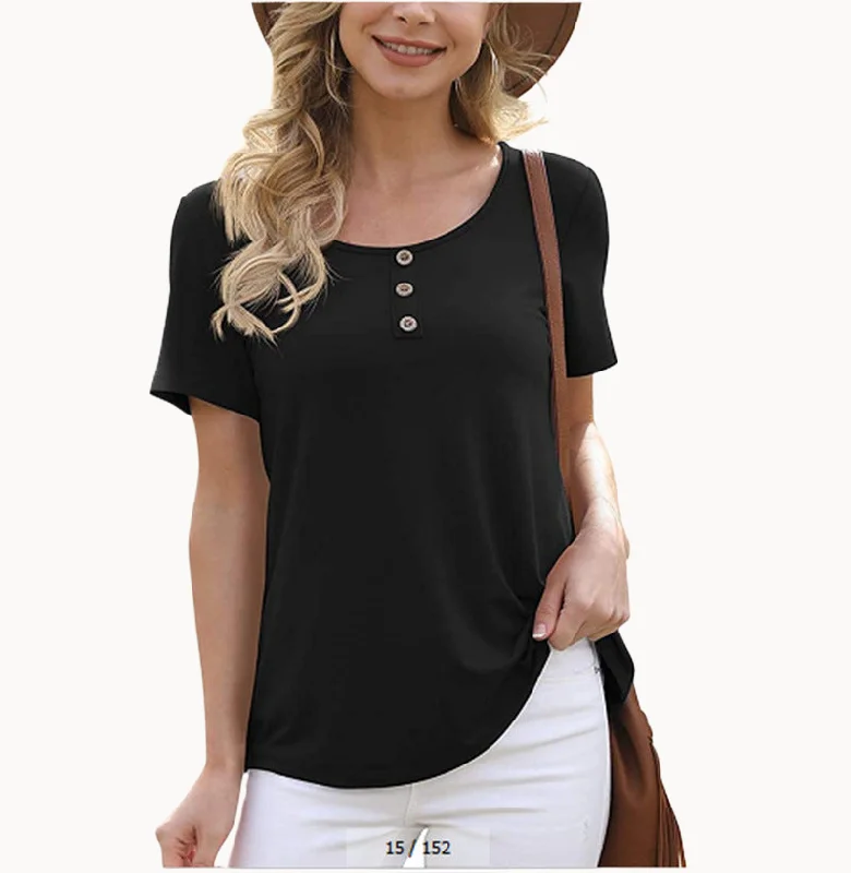 Obsidian Sand Crew Neck Organic Cotton Womens Shirt-- Spandex Blend Rayon Blend Denim Blend Obsidian Sand Crew Neck Organic Cotton Womens Shirt-- Spandex Blend Rayon Blend Denim Blend