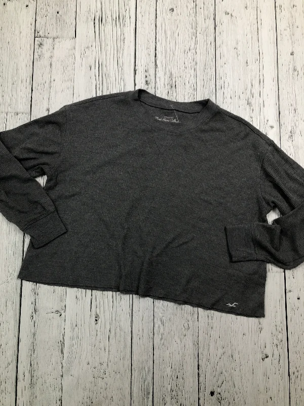 Hollister Waffle shirt - Hers XS-- Plaid T-Shirt Polka Dot Checkered