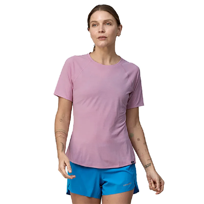 Patagonia Women's Short-Sleeved Capilene Cool Trail Shirt-- Seamless Knitted Crochet