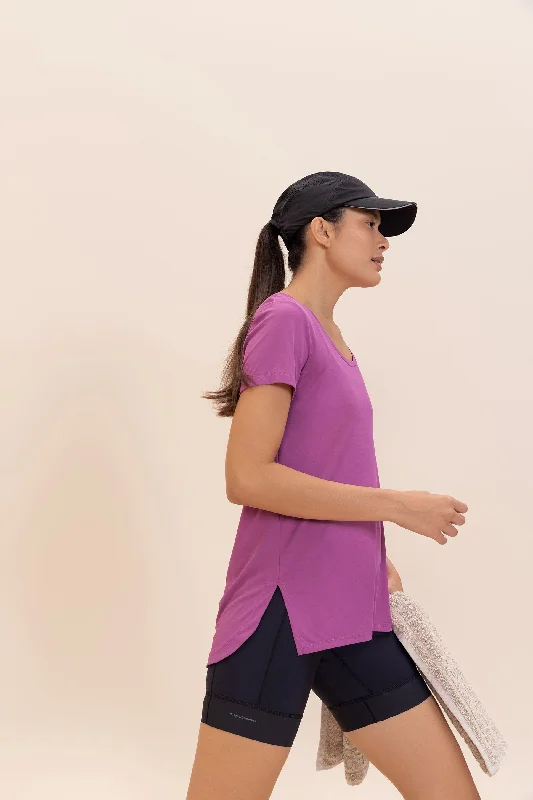 Long Back Link T-shirt-- Jersey Fabric Tulle Fabric Batik Fabric