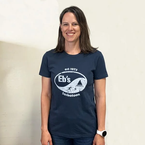 Ebs Retro Logo T-shirt (women's)-- Rayon Velvet Corduroy