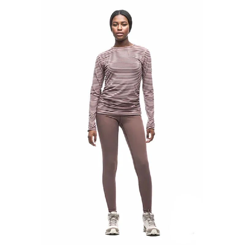Indyeva Women's Milgin Long Sleeve Crewneck Shirt-- Elasticated Padded Insulated