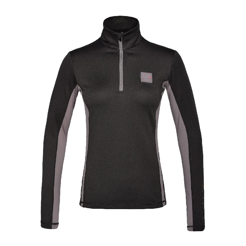 Ladies Training Shirt KLMaxine with 1/2 Zip-- Knit Fabric Woven Fabric Fleece Fabric