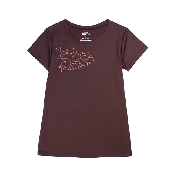 Bonnetier Merino Hydrange T-Shirt (women's)-- Seamless Knitted Crochet