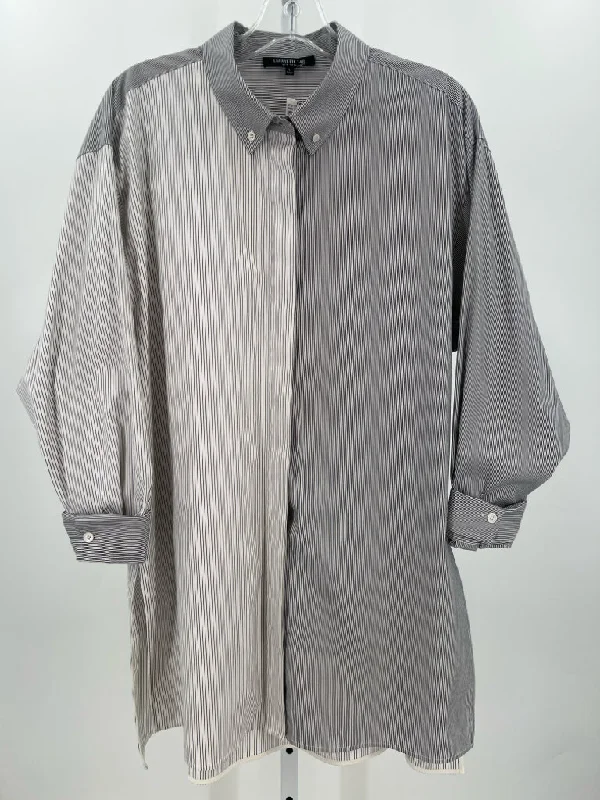 Lafayette 148 Size L Shirts (Pre-owned)-- Lace Blend Ribbed Blend Corduroy Blend