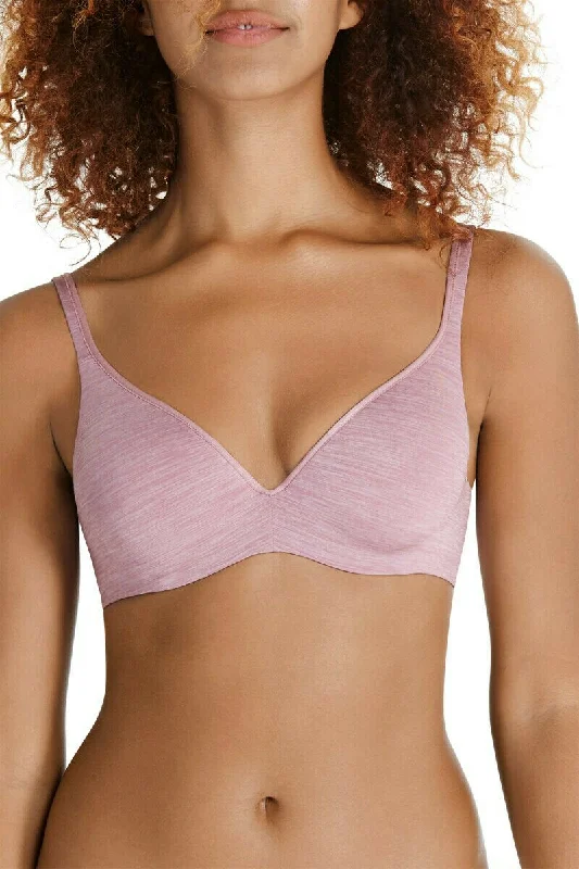 Berlei Barely There Contour Tshirt Bra Berry (Phl) With Underwire-- Houndstooth Herringbone Solid