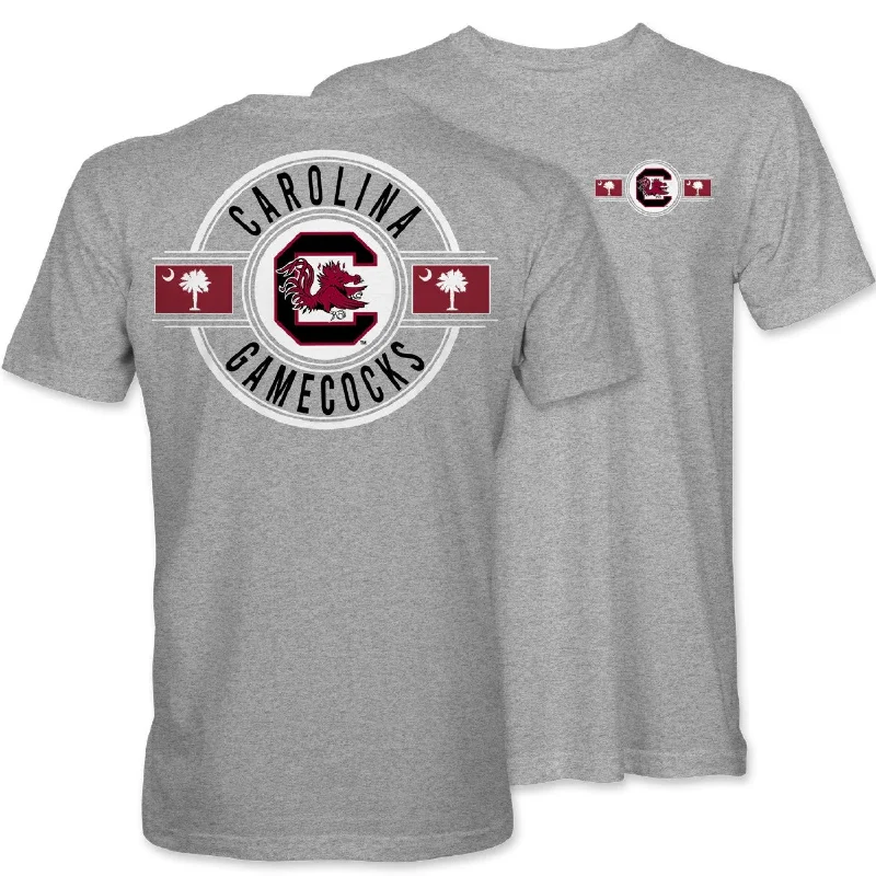 SOUTH CAROLINA GAMECOCKS CIRCLE T-SHIRT-- Machine Wash Dry Clean Hand Wash
