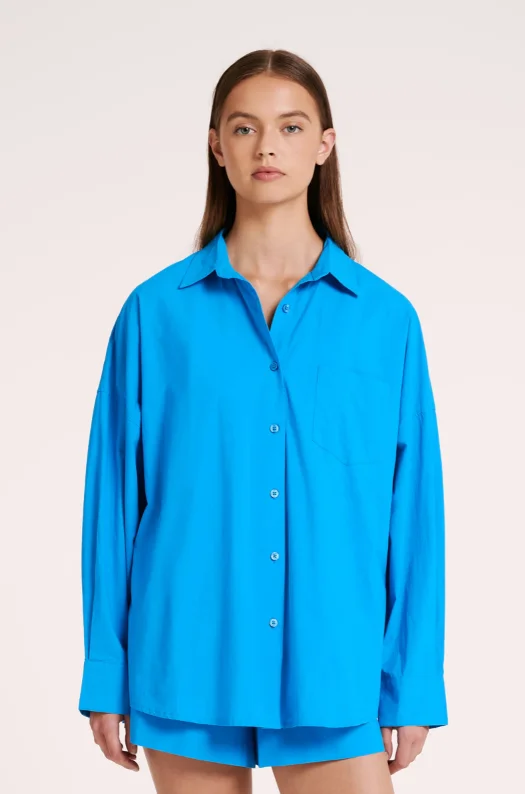 Nude Lucy Cruz Poplin Shirt-- Casual Formal Business