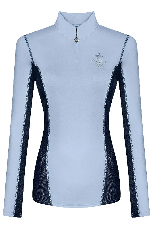 Long Sleeve Training Shirt Luna-- Mesh Fabric Canvas Fabric Denim Fabric