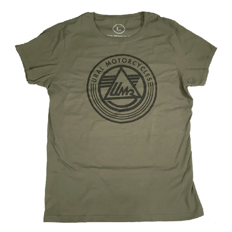 Ladies T-Shirt Logo OD Green-- Jersey Fabric Tulle Fabric Batik Fabric