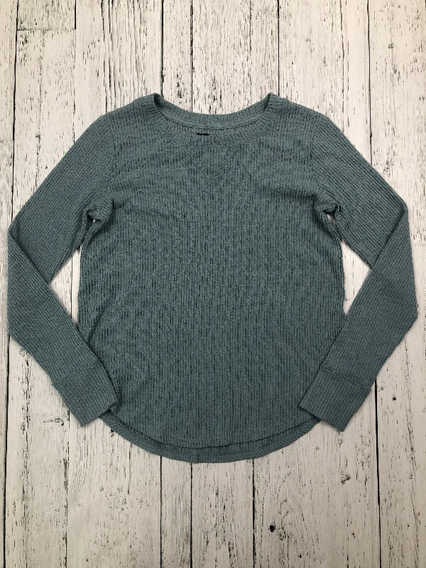 Abercrombie&Fitch blue shirt - Hers XS-- Elegant Classic Vintage