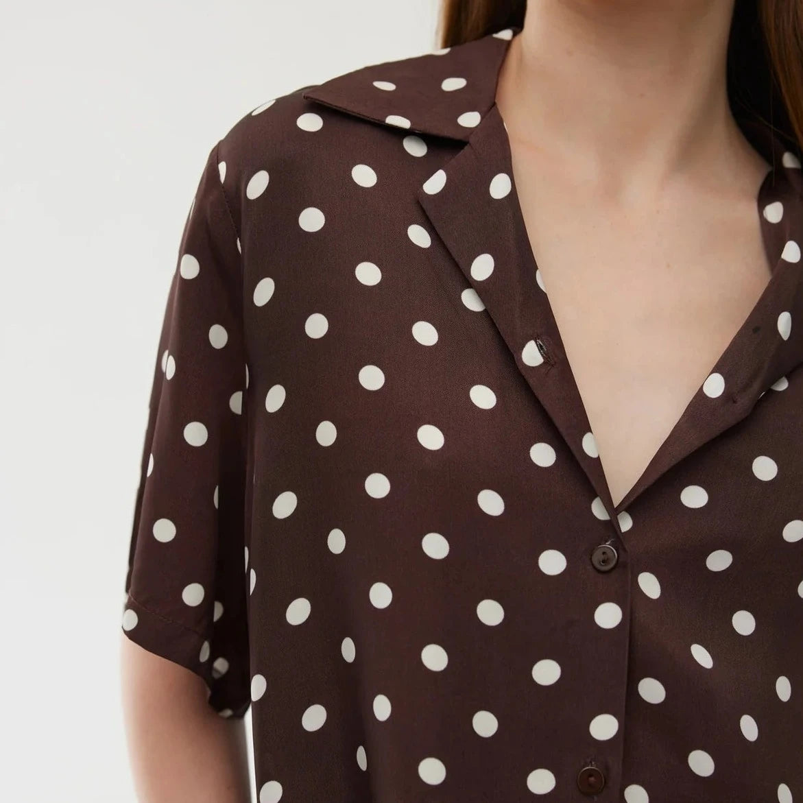 Kinney The Label - YARA SHIRT - DOTTY-- Anti-Pilling Machine Wash Handmade