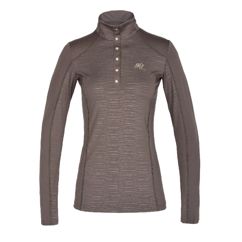 Ladies Training Shirt KLNovella-- Sequined Glittery Shiny