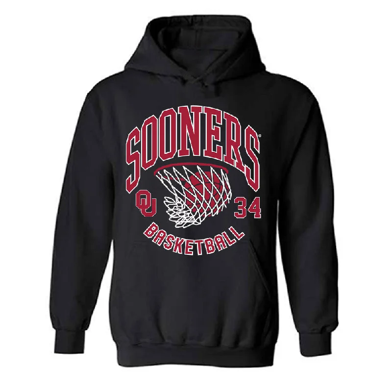 Oklahoma - NCAA Women's Basketball : Liz Scott - Sports Shersey Hooded Sweatshirt Cotton Hoodie Fleece Lining Warmth