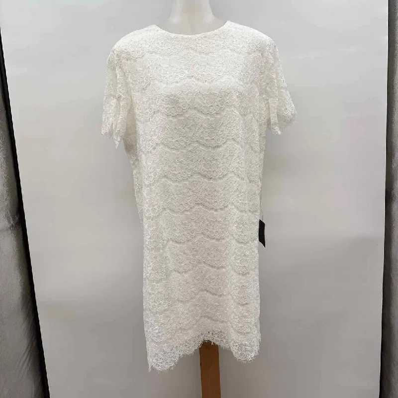 Lulus Women's Size XL Ivory Lace Dress Halter Neckline Beach