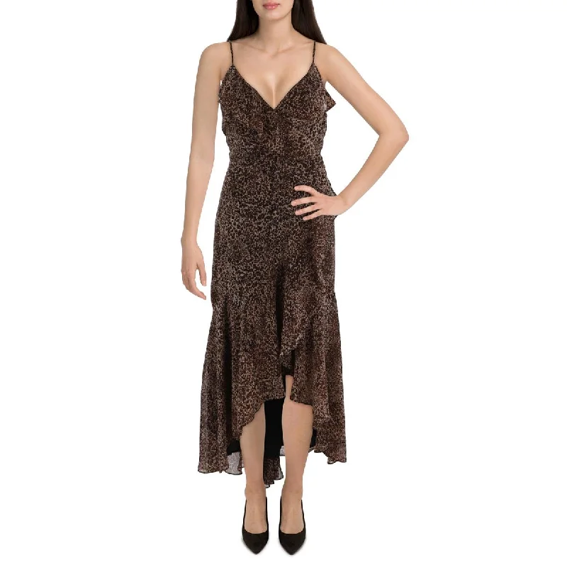 1.State Womens Ruffled Long Cocktail And Party Dress A-Line Day Work