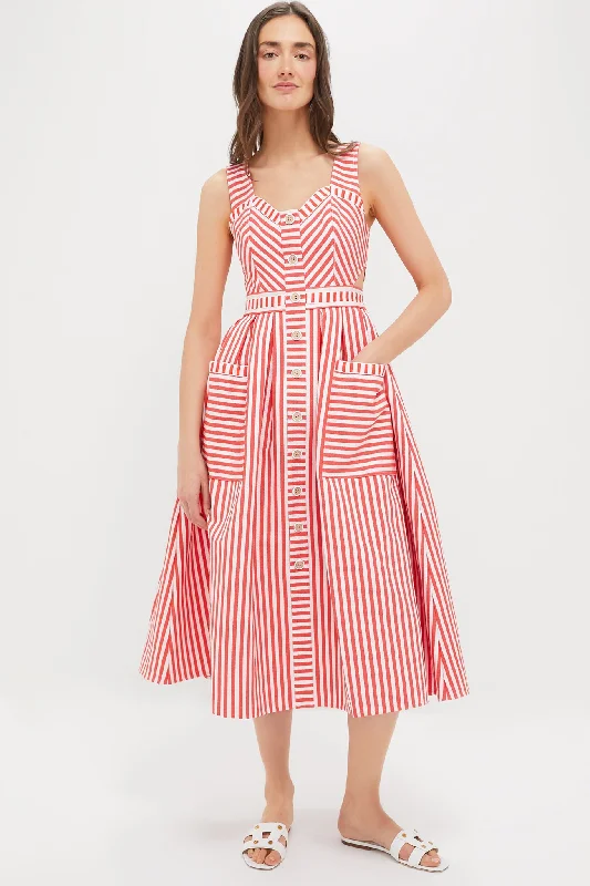 Poppy Stripe Cosi Dress Tunics Business professional