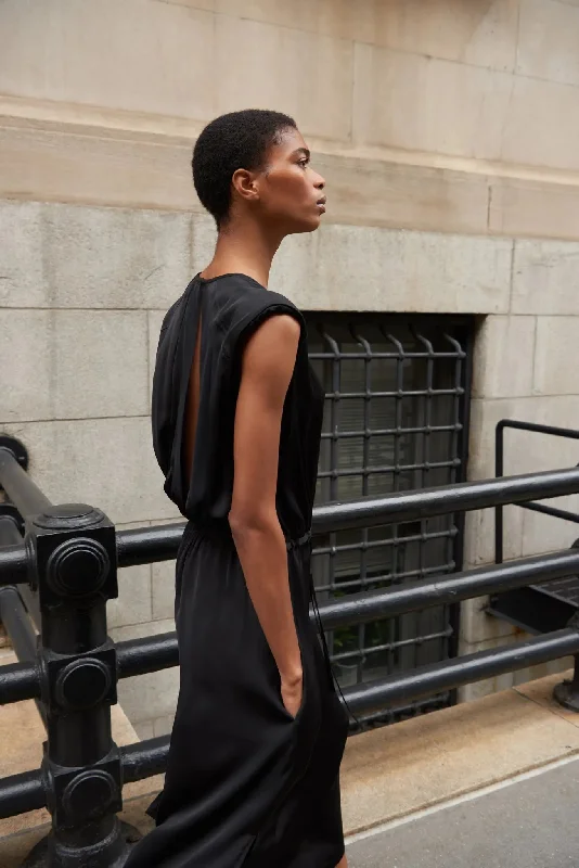 Sabrina Vegan Silk Dress Tunics Summer linen