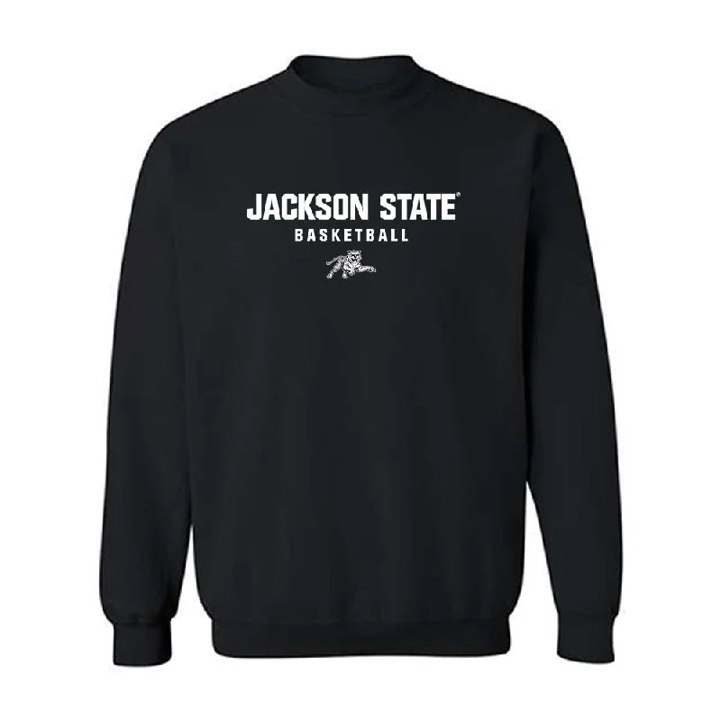 Jackson State - NCAA Women's Basketball : Diaka Berete - Crewneck Sweatshirt Hoodie with Button Placket Classic Preppy