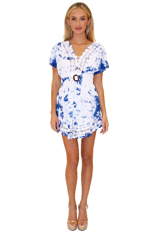 TIE DYE BLUE
