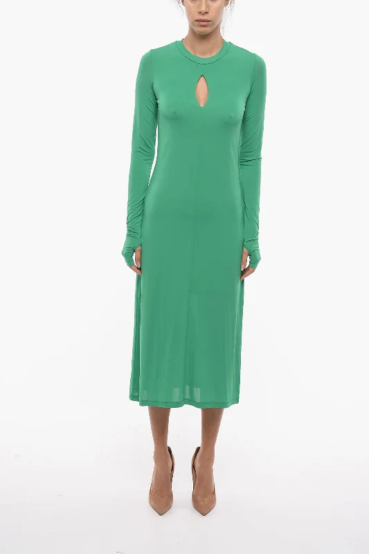 Birgitte Herskind Long Sleeve LUNA Dress with Cut-Out Detail Xs Standard size Tunics Winter warm