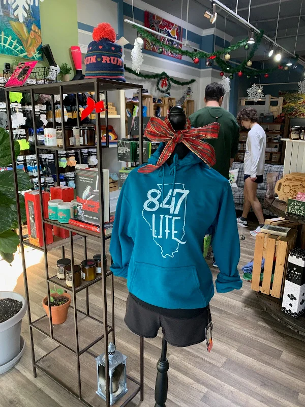 Unisex 847Life Hoodie - (4 Colors) Hoodie with Hem Patch Decorative Personalized