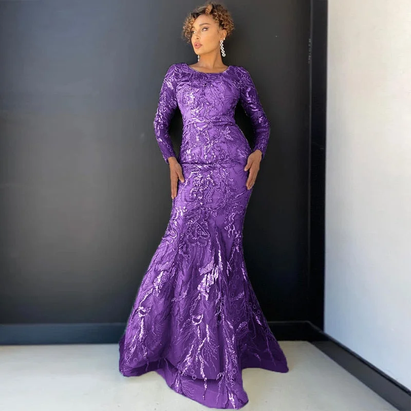 FashionSierra - Prom Party Dresses Sequins Shinning Wedding Ball Prom GownS Tunics Sophisticated sleek
