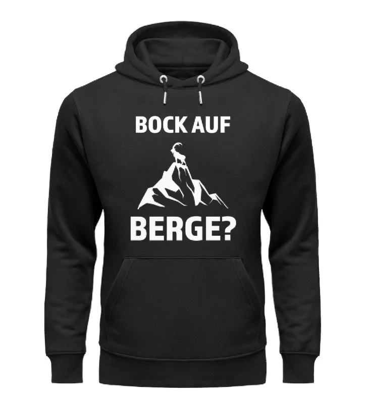 Bock auf Berge - Unisex Premium Organic Hoodie Hoodie with Emblem Brand Identity