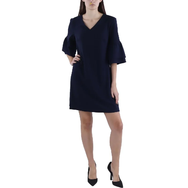SUGAR POISON Womens V-Neck Mini Cocktail And Party Dress Tunics New arrival