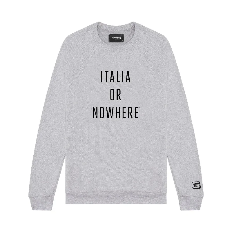 Giordana x Knowlita Italia or Nowhere Crew Sweatshirt Hoodie with Reflective Safety Nightwear