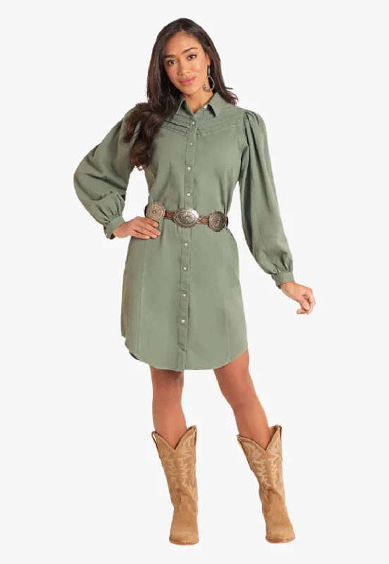 Rock and Roll Womens Pleated Ballon Sleeve Dress Tunics Prom sequined