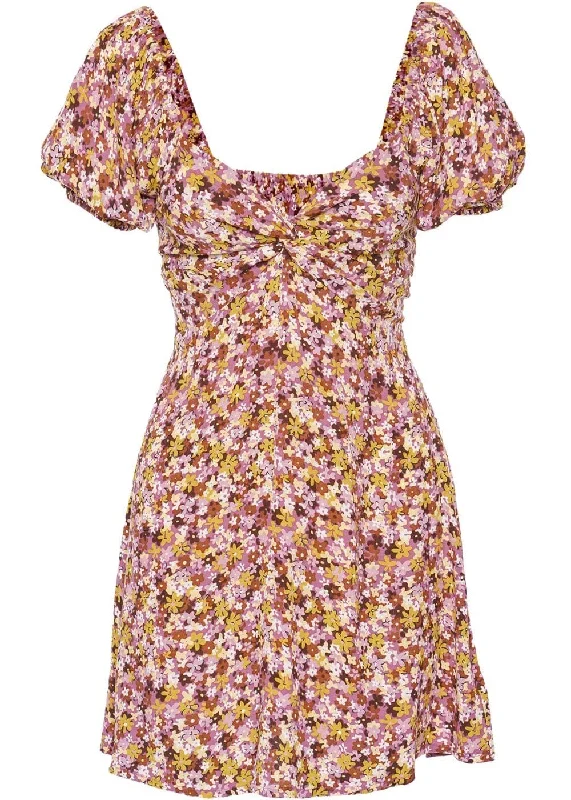 Elissa Mini Dress (Cala Nika Floral) Casual Button-Up Mini Dress