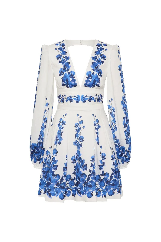 Orchid Blues Mini Dress Cozy T-Shirt Mini Dress