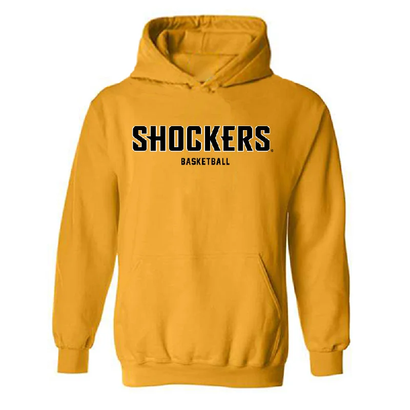 Wichita State - NCAA Women's Basketball : Aicha Ndour - Hooded Sweatshirt Hoodie with Rhinestones Sparkly Elegant
