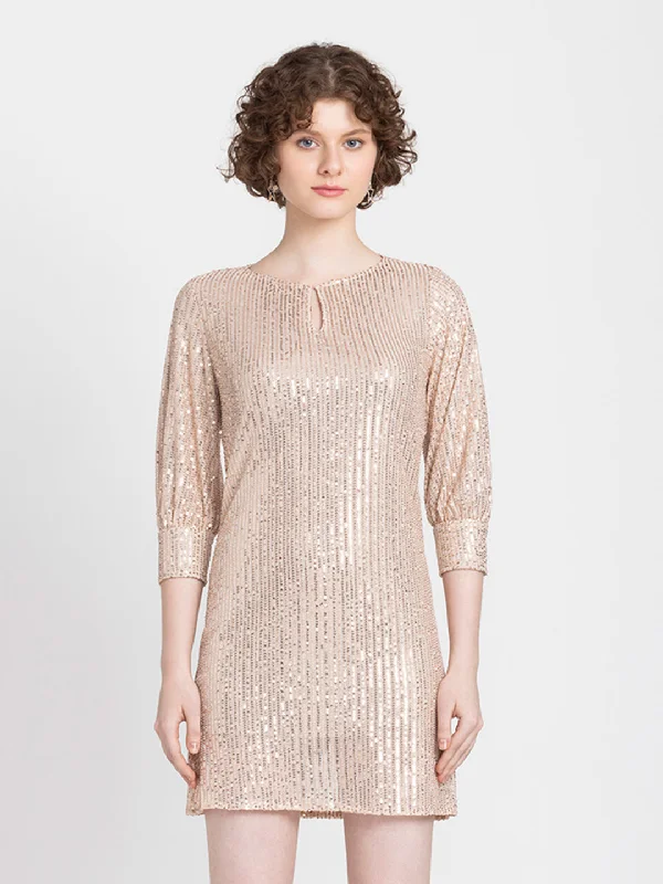 Forever Party Dress Crew Neckline Sporty