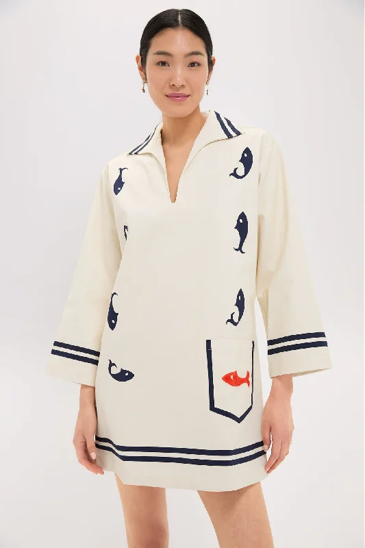 Cream Marine Tunic Dress Tunics Timeless classic