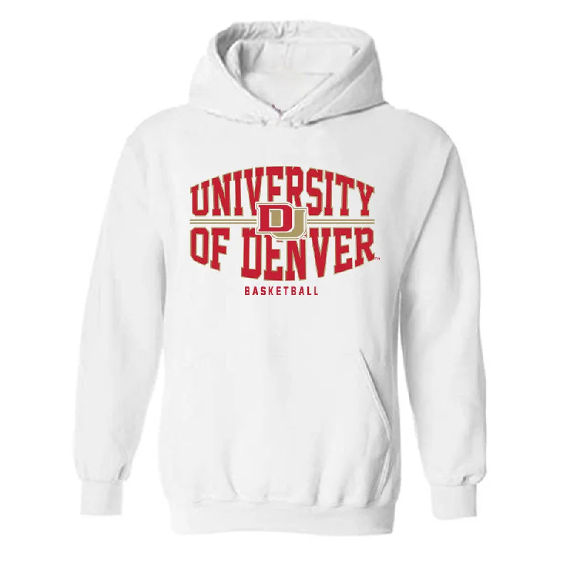 DU - NCAA Women's Basketball : Angelina Robles - Classic Shersey Hooded Sweatshirt Hoodie Dress Longline Feminine