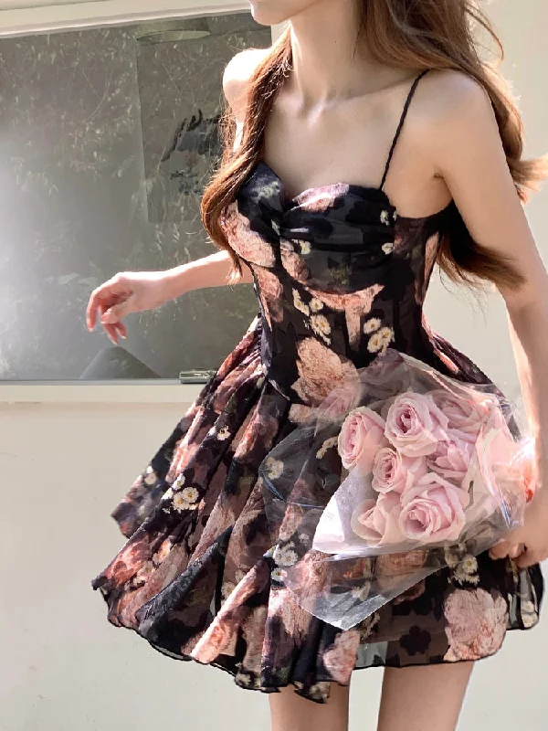 Zjkrl - 2023 Summer Korean Fashion Elegant Sweet Floral Dress Female V Neck Y2k Short Party Dress Bodycon Lolita Sexy Mini Dress Beach empire Waist empire Zjkrl - 2023 Summer Korean Fashion Elegant Sweet Floral Dress Female V Neck Y2k Short Party Dress Bodycon Lolita Sexy Mini Dress Beach empire Waist empire