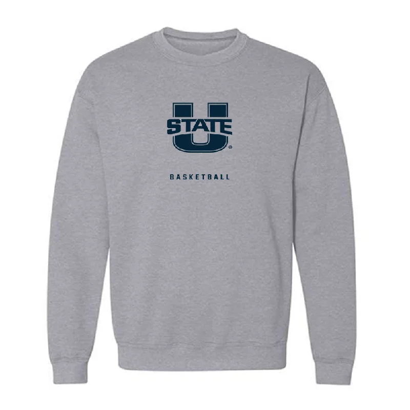 Utah State - NCAA Women's Basketball : Carlie Latta - Crewneck Sweatshirt Hoodie with Toggle Buttons Decorative Unique