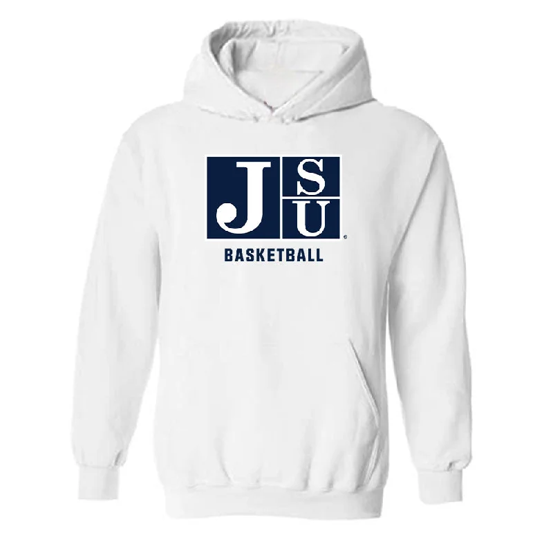 Jackson State - NCAA Women's Basketball : Diaka Berete - Hooded Sweatshirt Hoodie with Longline Fit Extended Stylish