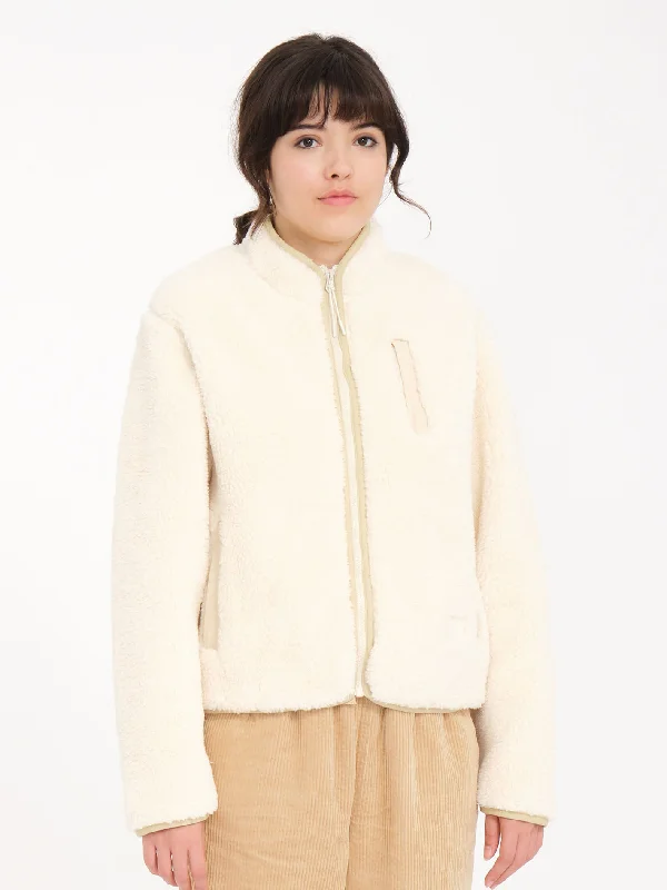 Wuzer Fuzzar Sherpa Sweatshirt - Cloud Hoodie with Velcro Closure Adjustable Secure