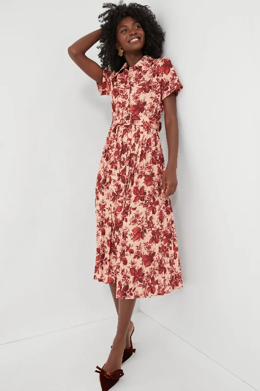 Flowering Dogwood Azzurra Dress Tunics Fleece cozy