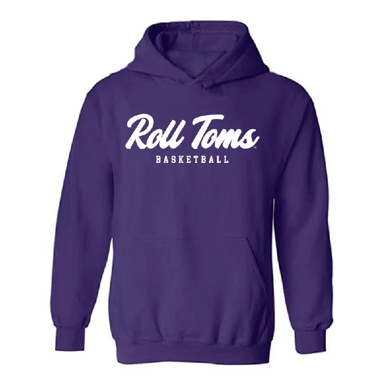 UST - NCAA Women's Basketball : Jade Hill - Hooded Sweatshirt Hoodie with Typography Text Message