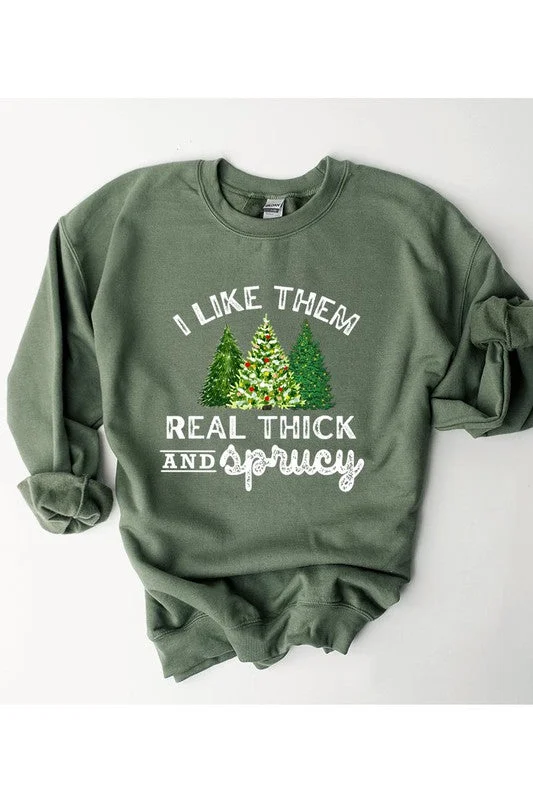 Sprucy Sweatshirt Hoodie with Gradient Ombre Colorful